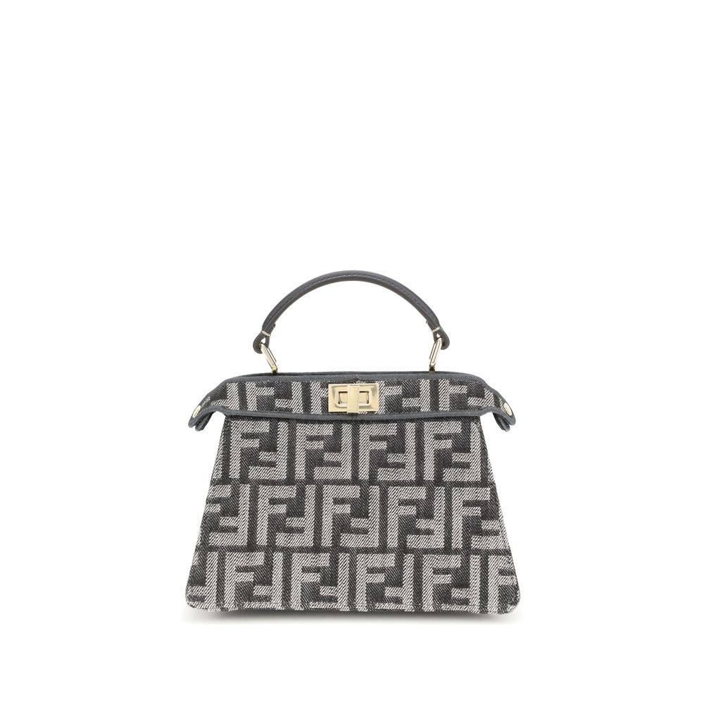 Fendi Blue Fabric Handbag