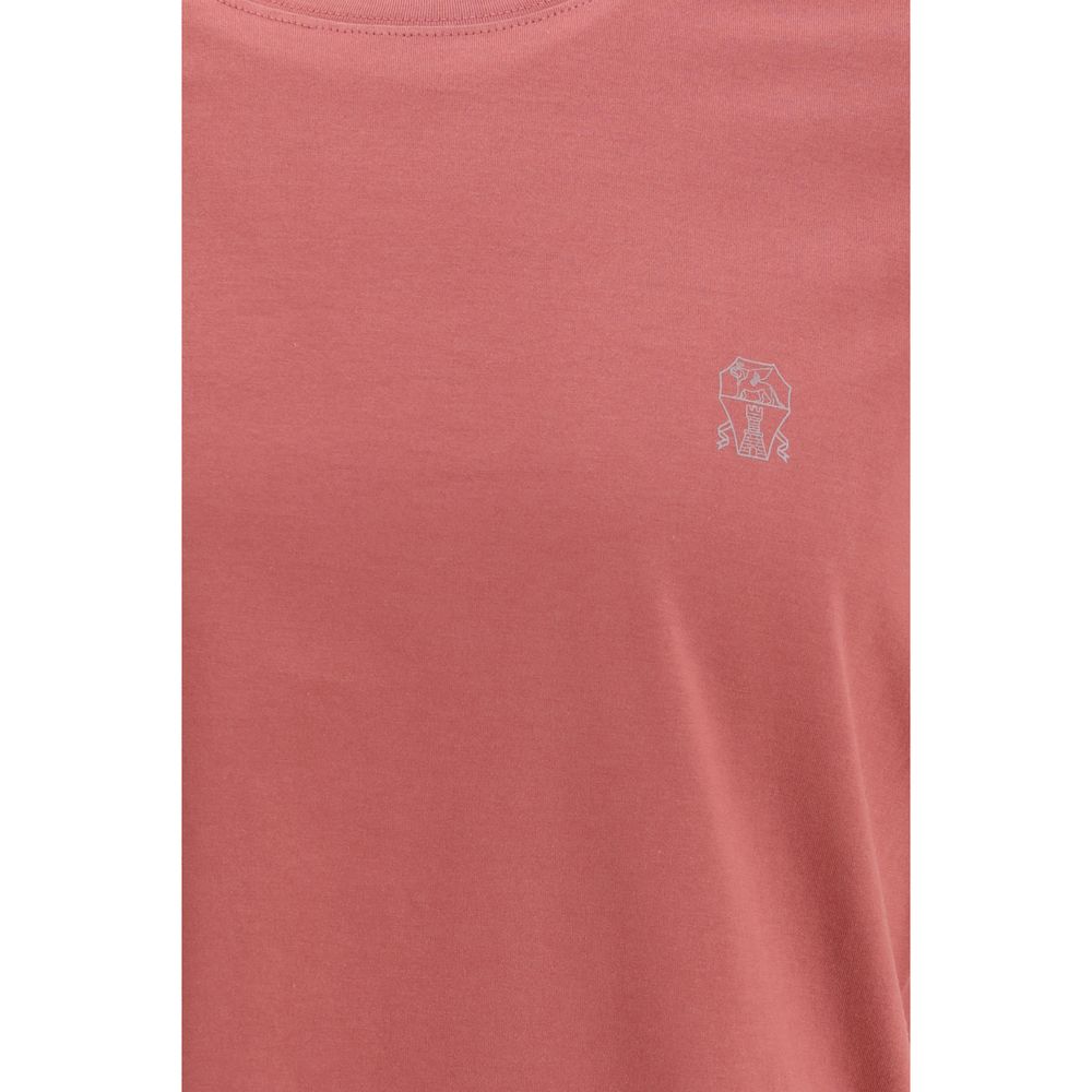 Brunello Cucinelli Multicolor Cotton T-Shirt