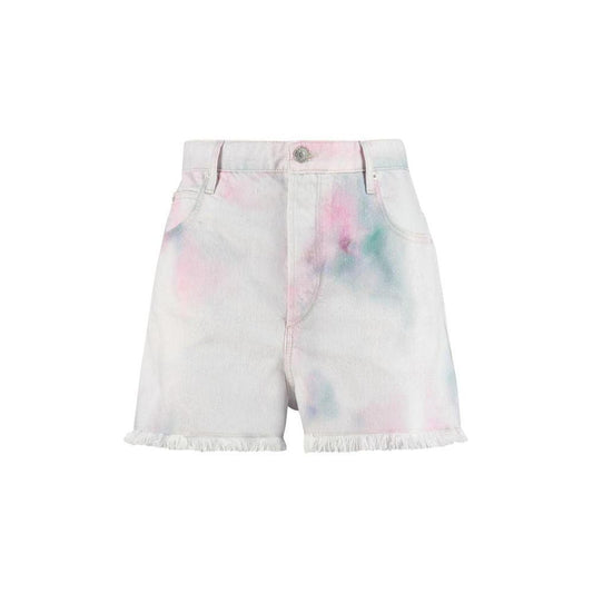 Isabel Marant Multicolor Denim Shorts