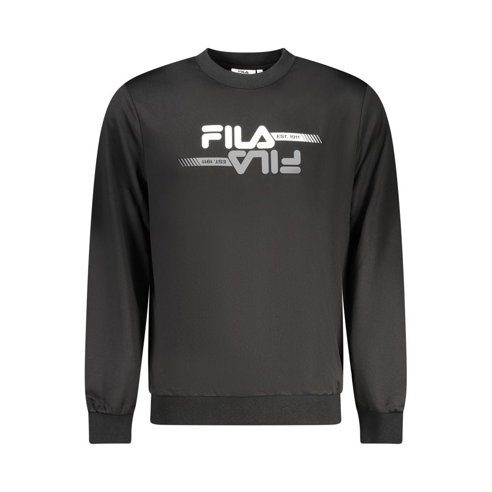Fila Black Polyester Men Sweatshirt