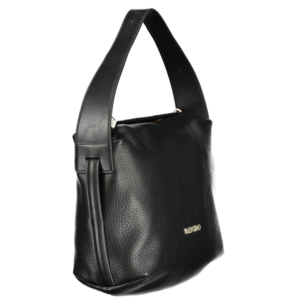 Mario Valentino Nero Polyurethane Women Shoulder Bag