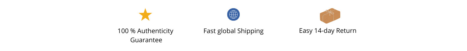 Guarantee & Shipping & Return policy.